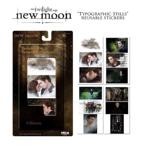 TWILIGHT SAGA - New Moon - Removable & Reusable Stickers - 4 Sheets