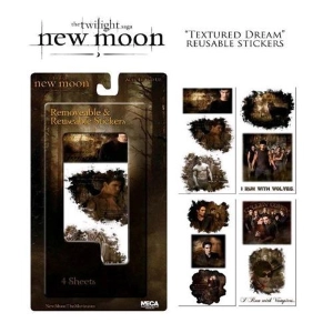 TWILIGHT SAGA - New Moon - Removable & Reusable Stickers - 4 Sheets