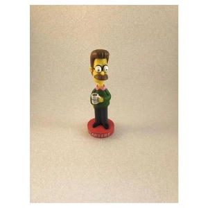 THE SIMPSONS - Ned Flanders Bobble Head Figure - No Box