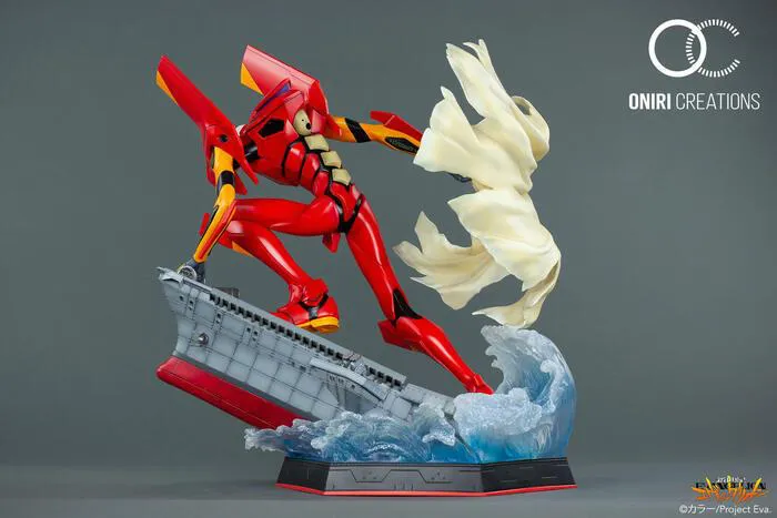 EVANGELION - EVA-02 First Appearance Polystone Statue