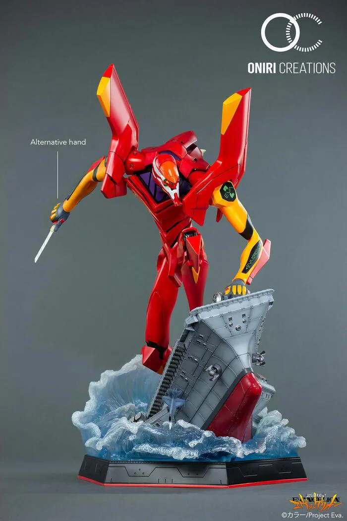 EVANGELION - EVA-02 First Appearance Polystone Statue