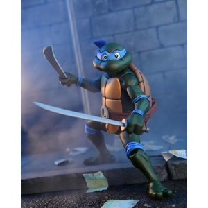 TMNT - Ninja Turtles Cartoon VHS - Leonardo Ultimate Action Figure