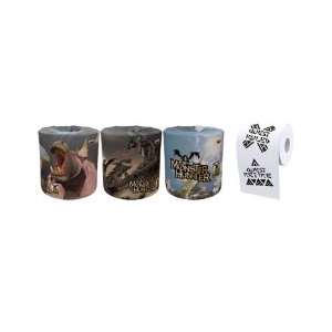MONSTER HUNTER - Paper Roll set B Set of 3 Toilet Paper Carta Igenica