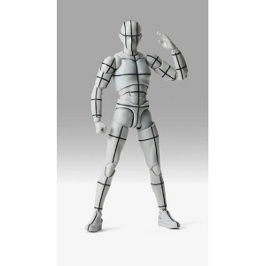BODY-KUN - Sports Edition Wire Frame Gray Color Ver. S.H. Figuarts Action Figure