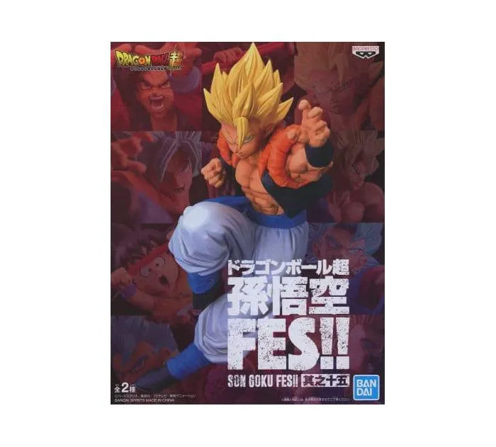 DRAGON BALL - Super Broly - FES!! Vol.15 Gogeta SSJ Pvc Figure - Damaged Box