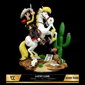LUCKY LUKE - Lucky Luke & Jolly Jumper 1/6 Polystone Statue