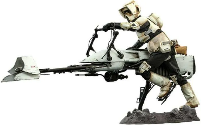 STAR WARS - The Mandalorian - Scout Trooper & Speeder Bike 1/6 Action Figure 12" TMS017