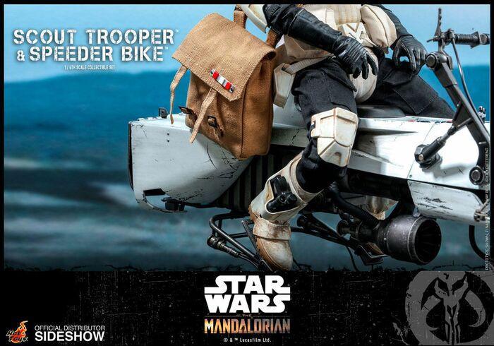 STAR WARS - The Mandalorian - Scout Trooper & Speeder Bike 1/6 Action Figure 12" TMS017