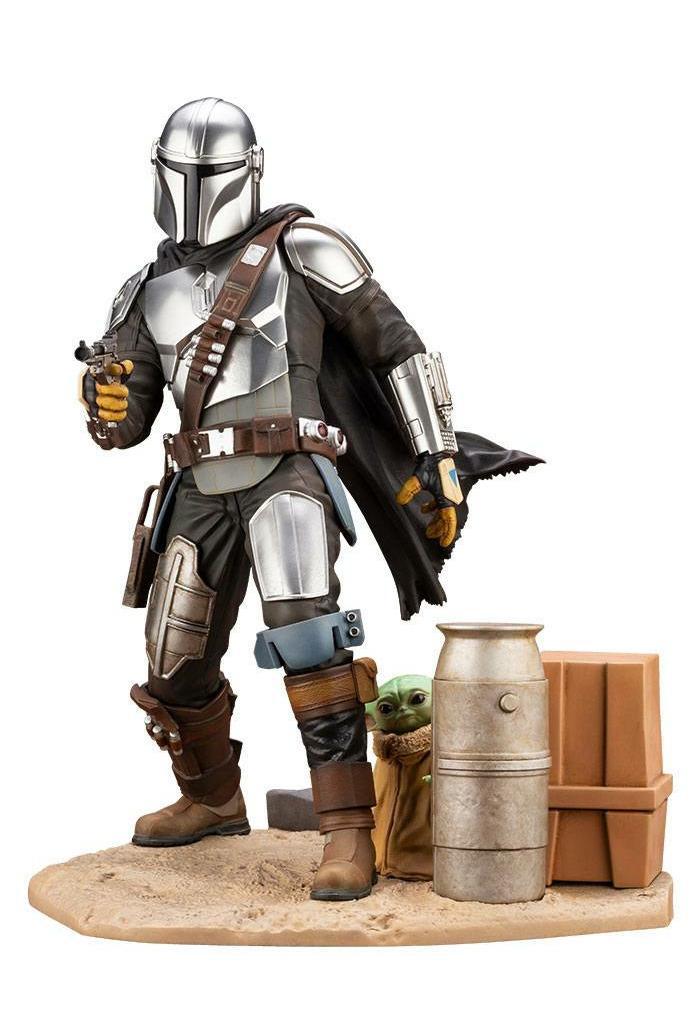 STAR WARS - The Mandalorian - Mandalorian & The Child ArtFX 1/7 Pvc Figure