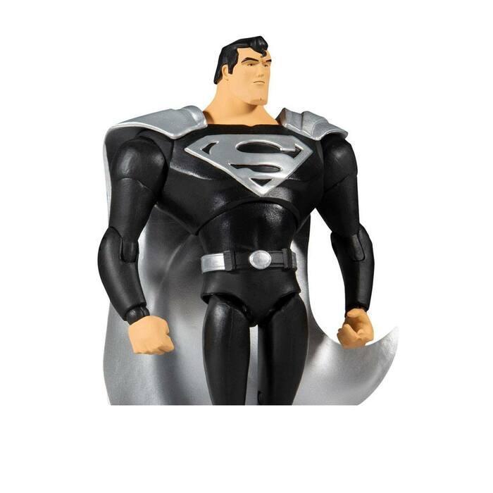 DC COMICS - Multiverse - The Animated Series Superman Black Suit Variant Action Figure