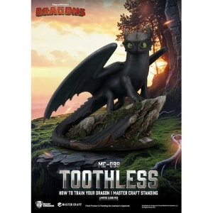 HOW TO TRAIN YOUR DRAGON - Standing Toothless Master Craft Statue