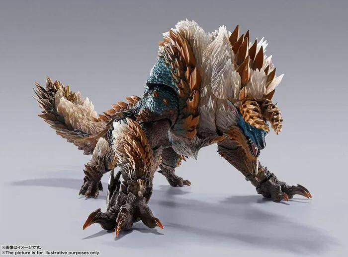MONSTER HUNTER - Zinogre S.H. MonsterArts Action Figure - Damaged Box
