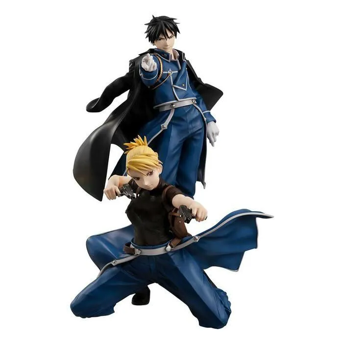 FULLMETAL ALCHEMIST - Roy Mustang & Liza Hawkeye Pvc Figure Precious G.E.M.