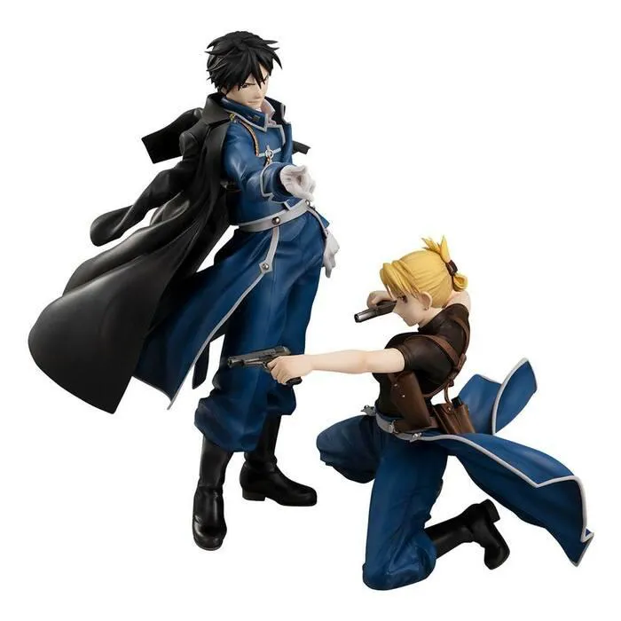 FULLMETAL ALCHEMIST - Roy Mustang & Liza Hawkeye Pvc Figure Precious G.E.M.