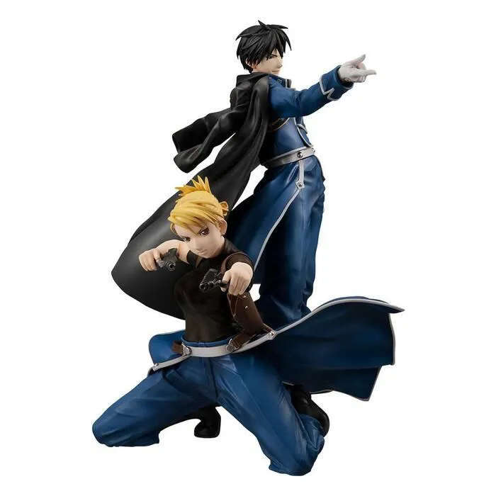 FULLMETAL ALCHEMIST - Roy Mustang & Liza Hawkeye Pvc Figure Precious G.E.M.