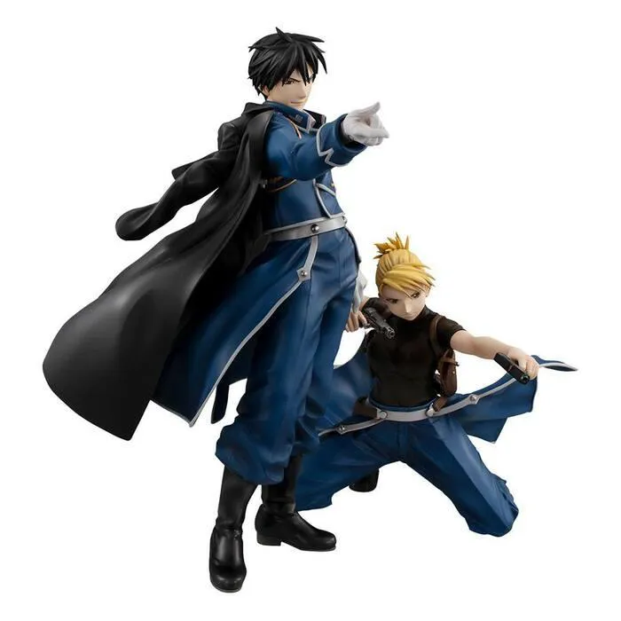 FULLMETAL ALCHEMIST - Roy Mustang & Liza Hawkeye Pvc Figure Precious G.E.M.