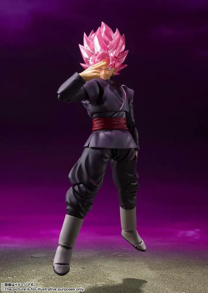 DRAGON BALL - Super - Goku Black Super Saiyan Rose S.H. Figuarts Action Figure