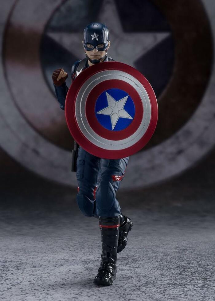 MARVEL - The Falcon and the Winter Soldier - Captain America John F. Walker S.H. Figuarts Action Figure