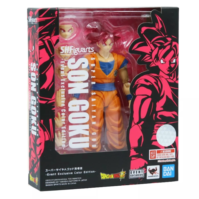 DRAGON BALL - Super - Son Goku Super Saiyan God S.H. Figuarts Action Figure Event Exclusive Color Edition