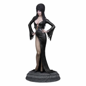 ELVIRA - Mistress of the Dark - Elvira Black Glitter Dress 1/4 Maquette Statue