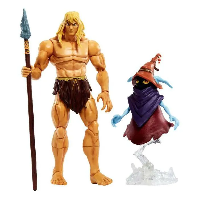 MASTERS OF THE UNIVERSE - Revelation Masterverse - Deluxe Savage He-Man & Orko Action Figure 2-Pack
