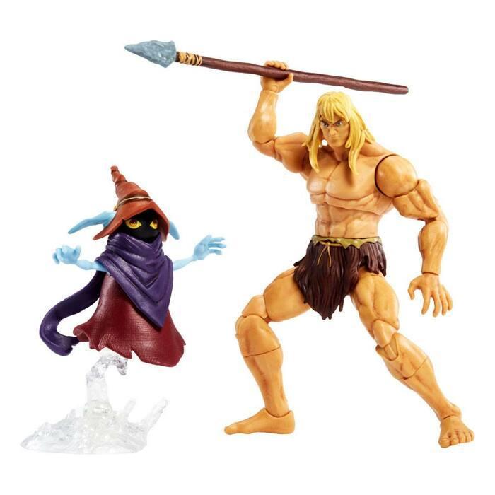 MASTERS OF THE UNIVERSE - Revelation Masterverse - Deluxe Savage He-Man & Orko Action Figure 2-Pack