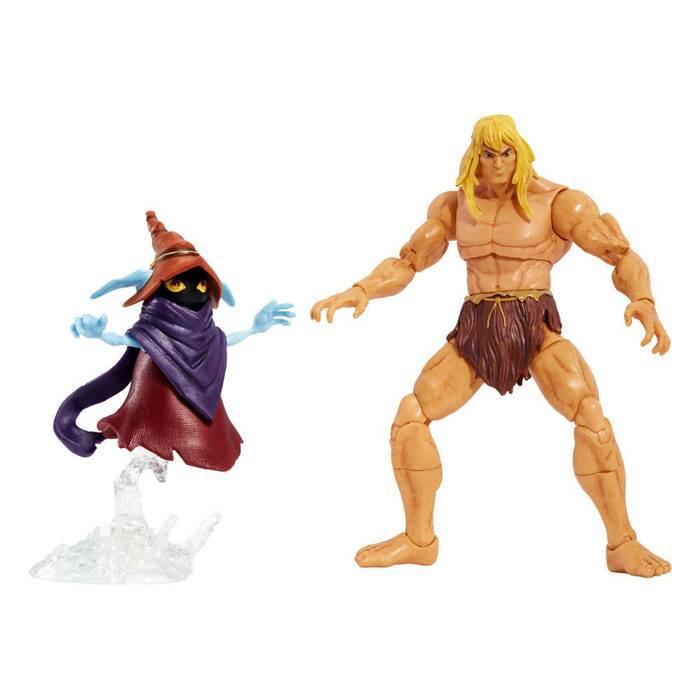 MASTERS OF THE UNIVERSE - Revelation Masterverse - Deluxe Savage He-Man & Orko Action Figure 2-Pack