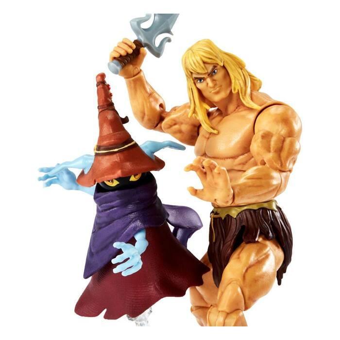 MASTERS OF THE UNIVERSE - Revelation Masterverse - Deluxe Savage He-Man & Orko Action Figure 2-Pack
