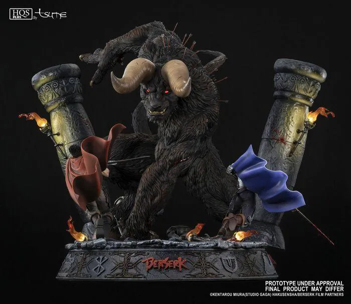 BERSERK - Golden Age - Guts and Griffith vs Zodd HQS+ 1/6 Statue