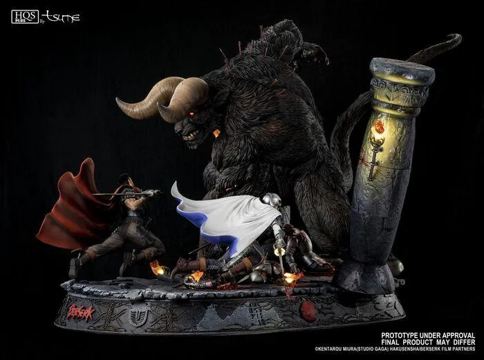BERSERK - Golden Age - Guts and Griffith vs Zodd HQS+ 1/6 Statue