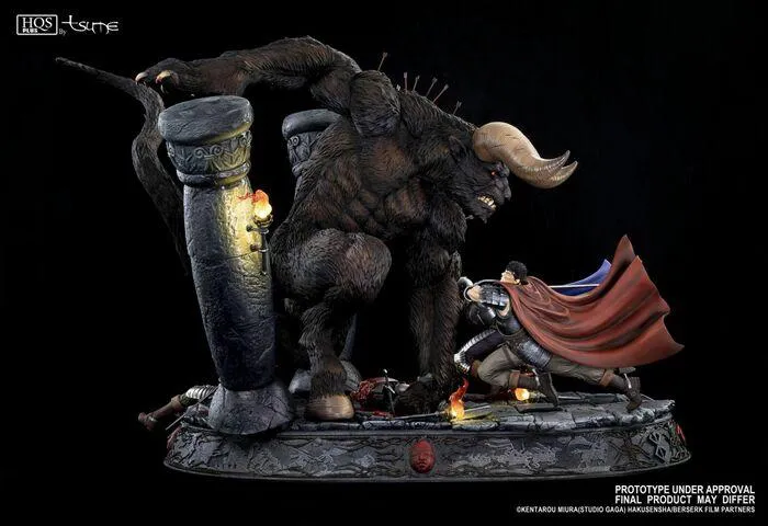 BERSERK - Golden Age - Guts and Griffith vs Zodd HQS+ 1/6 Statue