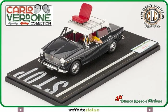 CARLO VERDONE COLLECTION - Mimmo su Fiat 1100 1/18 Model