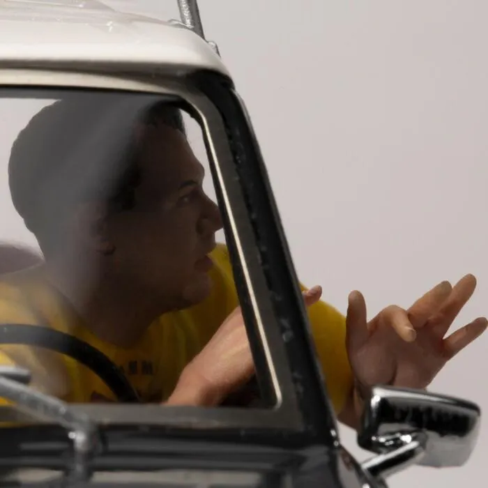 CARLO VERDONE COLLECTION - Mimmo su Fiat 1100 1/18 Model