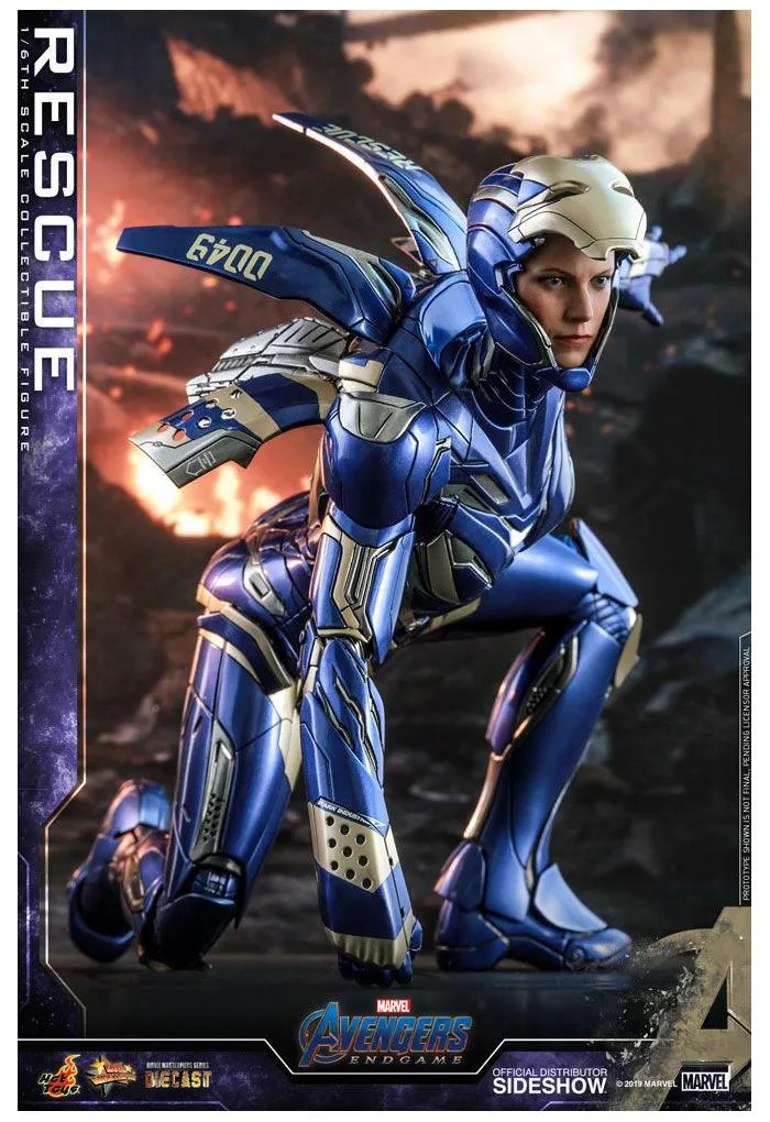 MARVEL - Avengers Endgame - Rescue Pepper Potts 1/6 Action Figure 12" Diecast MMS538 D32