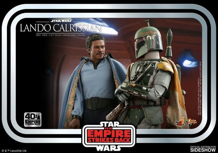 STAR WARS - The Empire Strikes Back - 40th Anniversary - Lando Calrissian 1/6 Action Figure 12" MMS588