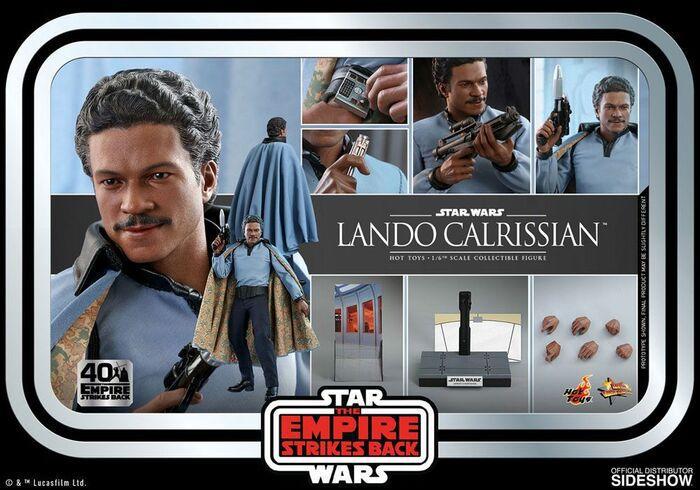 STAR WARS - The Empire Strikes Back - 40th Anniversary - Lando Calrissian 1/6 Action Figure 12" MMS588