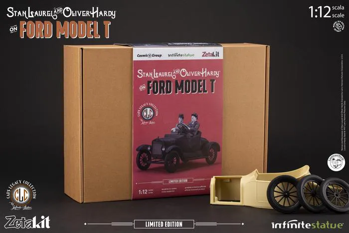 STAN LAUREL & OLIVER HARDY - Stanlio e Ollio - Ford T Runabout 1/12 Resin Model Kit
