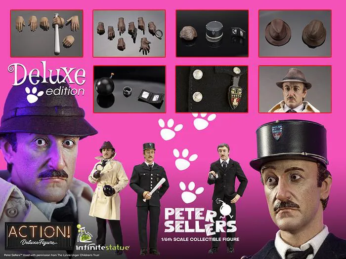 PETER SELLERS - Jacques Clouseau 1/6 Action Figure 12" Deluxe Edition
