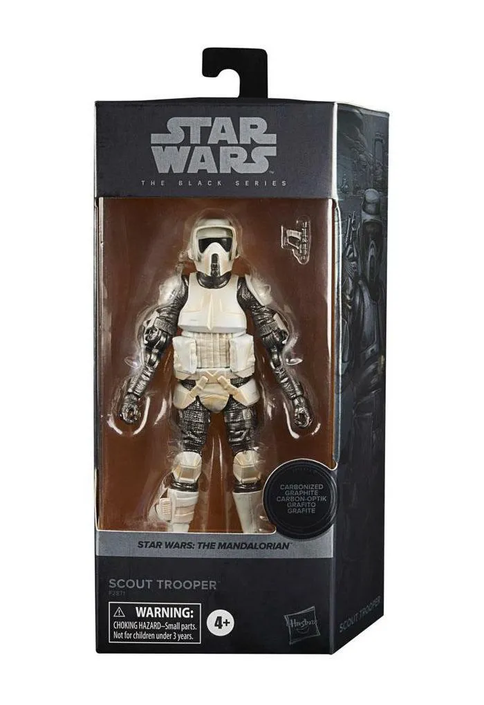 STAR WARS - Black Series Carbonized - The Mandalorian - Scout Trooper Action Figure