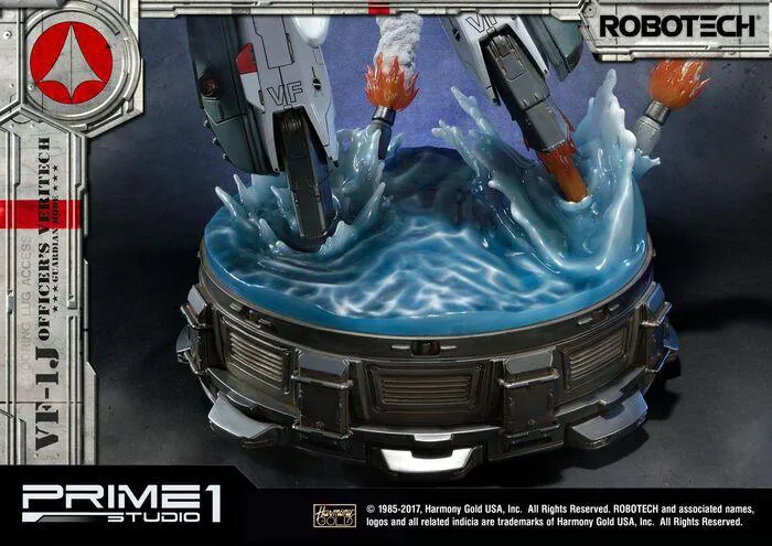MACROSS - ROBOTECH - VF-1J Officer's Veritech Guardian Mode Polystone Statue