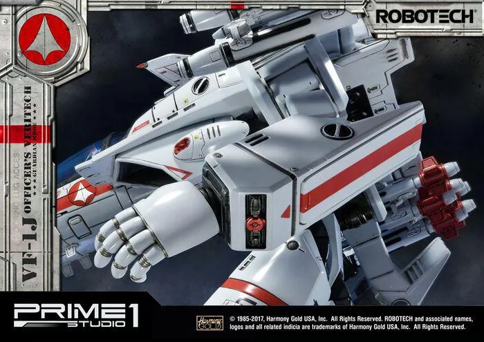 MACROSS - ROBOTECH - VF-1J Officer's Veritech Guardian Mode Polystone Statue