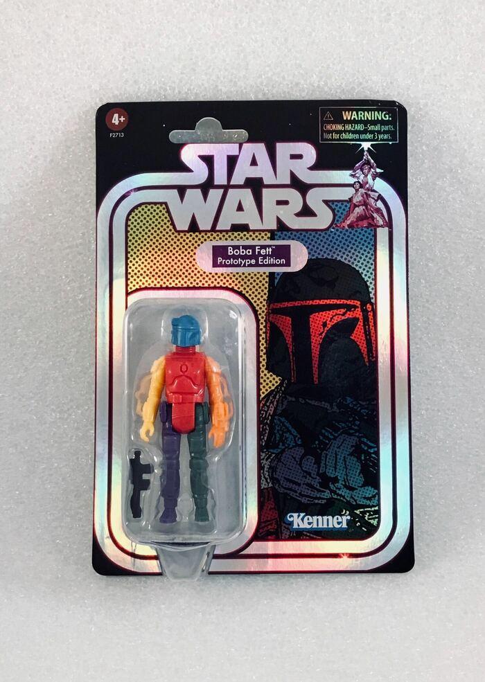 STAR WARS - Retro Collection - Multi-Colored Boba Fett Prototype Edition Action Figure Blue Helmet Ver.