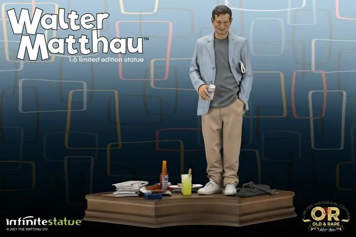 OLD & RARE - The Odd Couple - Walter Matthau 1/6 Polystone Statue