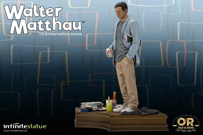OLD & RARE - The Odd Couple - Walter Matthau 1/6 Polystone Statue