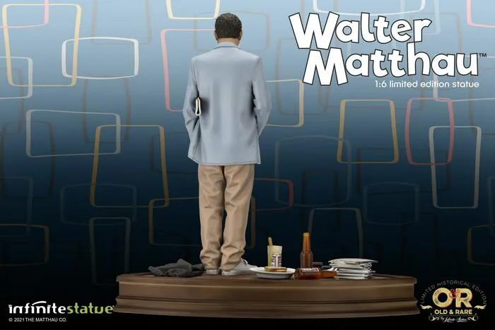 OLD & RARE - The Odd Couple - Walter Matthau 1/6 Polystone Statue