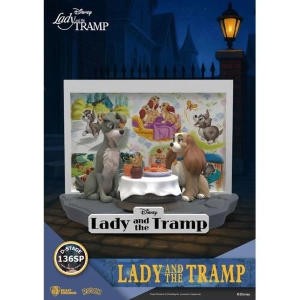 DISNEY - D-Stage - Lady and the Tramp Pvc Diorama
