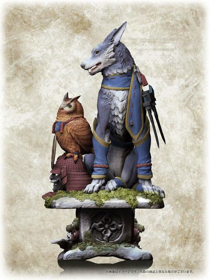 MONSTER HUNTER - Capcom Figure Builder Creator's Model - Palamute Pvc Figure