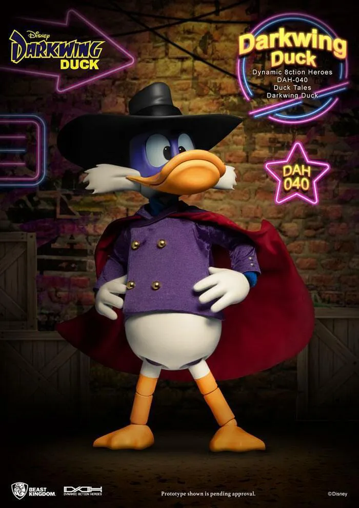 DARKWING DUCK - Darkwing Duck Dynamic 8ction Heroes Action Figure