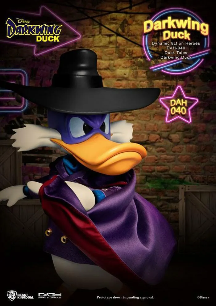 DARKWING DUCK - Darkwing Duck Dynamic 8ction Heroes Action Figure
