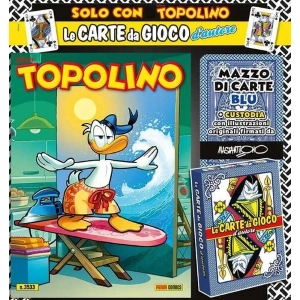 TOPOLINO 3533 + MAZZO DI CARTE BLU